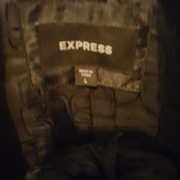 Black Puff Express Jacket with Zippers - Picture 3 of 3